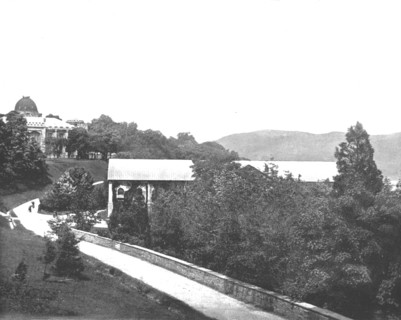 West Point on the Hudson, New York State, USA, c1900.  Creator: Unknown.