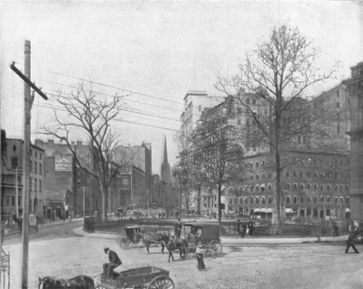 Bowling Green, New York, USA, c1900.  Creator: Unknown.