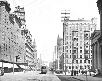 Main Street, Rochester, New York State, USA, c1900.  Creator: Unknown.
