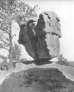 Balanced Rock, Garden of the Gods, Colorado, USA, c1900.  Creator: Unknown.