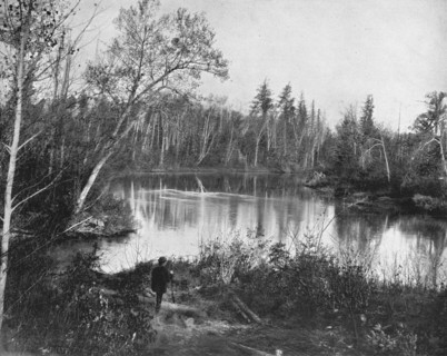 The Peshtigo River, Wisconsin, USA, c1900.  Creator: Unknown.