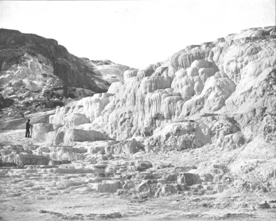 Minerva Terrace, Yellowstone Park, USA, c1900.  Creator: Unknown.