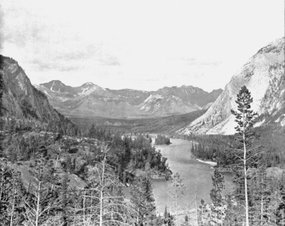 Valley of the Bow River, Alberta, Canada, c1900.  Creator: Unknown.