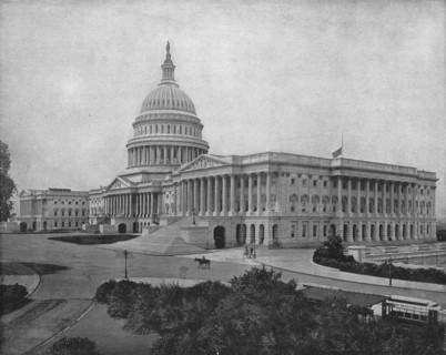 The Capitol, Washington DC, USA, c1900. Creator: Unknown.