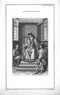 Louis XII on his throne, (c1760). Creator: Unknown.