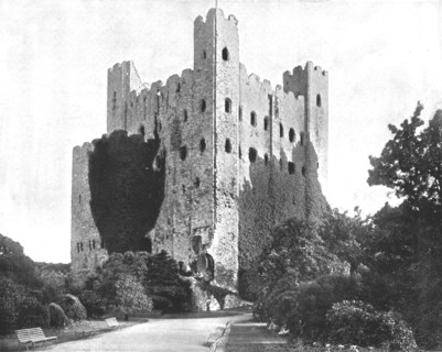 Rochester Castle, 1894. Creator: Unknown.