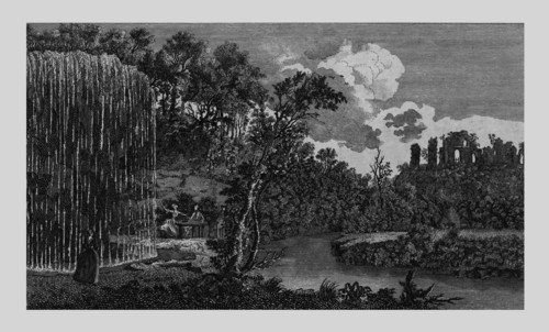 'The Petrifying or Dropping Well, and Ruins of Knaresbrough Castle in Yorkshire', 1771.  Creator: Unknown.