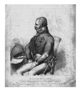 'G. L. von Blucher, Field Marshal of the Prussian Forces', 1814.  Creator: H Meyer.