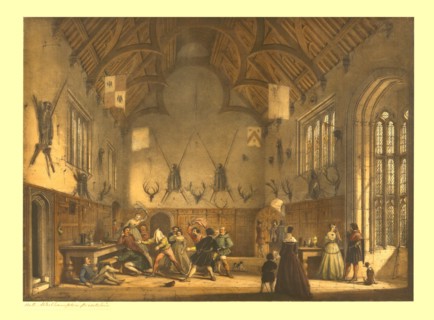 The Hall, Athelhampton, Dorset, (c1838). Creator: Unknown.