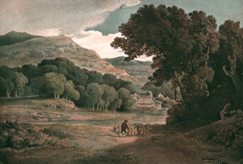 'Pastoral Landscape', (c1900).  Creator: Unknown.
