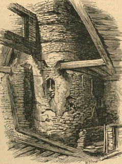 'Part of Old London Wall near Falcon Square, 1870', (1897). Creator: Unknown.