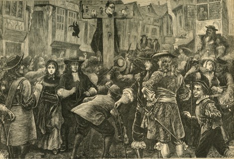 'Titus Oates in the Pillory', 1685, (1897). Creator: Unknown.