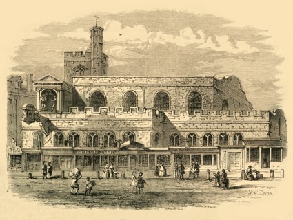 'Old St. Dunstan's Church, 1814', (1897). Creator: Unknown.