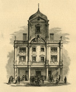 'The Dorset Gardens Theatre, Whitefriars', (1897). Creator: Unknown.