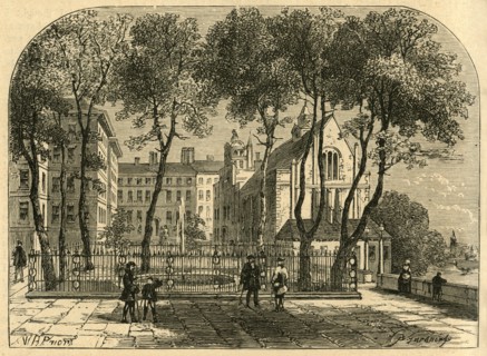 'The Temple Fountain, from an Old Print', (1897). Creator: Unknown.