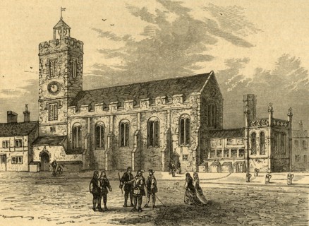 'The Church of St. Michael Ad Bladum, A.D. 1585', (1897). Creator: Unknown.