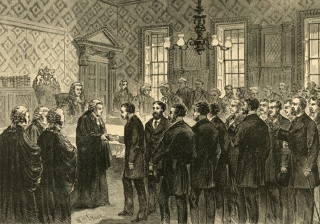 'Trial of the Pix', 1897. Creator: Unknown.