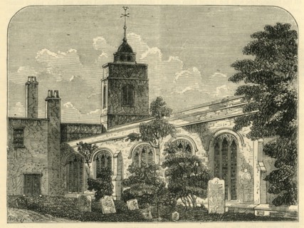 'The Church of Allhallows, Barking, in 1750', (c1872). Creator: Unknown.