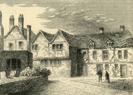 'St. Katherine's Hospital - The Brothers' Houses in 1781', (c1872). Creator: Unknown.