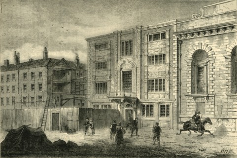 'The Old Post Office, in Lombard Street, about 1800', (c1872). Creator: Unknown.