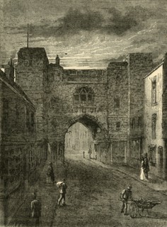 'St. John's Gate, Clerkenwell', c1872. Creator: Unknown.