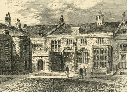 'The Exterior of the Hall, Charterhouse', (c1872). Creator: Unknown.