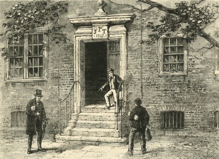 'Doorway in Staple's Inn', c1872. Creator: Unknown.