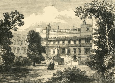 'Garden Front of Northumberland House', (1881). Creator: Unknown.