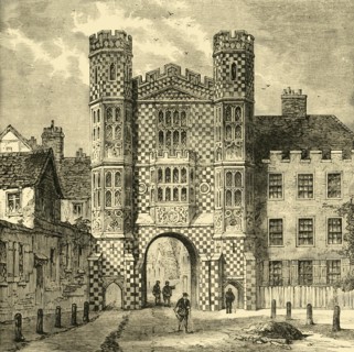 'The Holbein Gateway, Whitehall', (1881). Creator: Unknown.