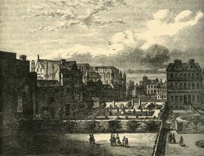 'Palace Yard, from the South', (1881). Creator: Unknown.