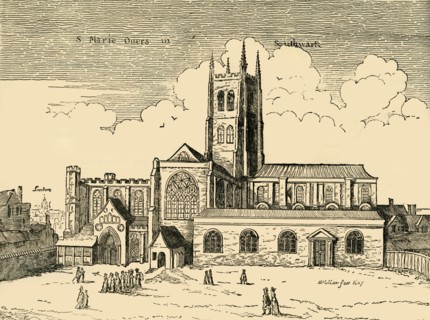 'View of St. Mary Overy', (c1878). Creator: Unknown.
