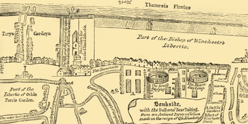 'Plan of Bankside, Early in the Seventeenth Century', (c1878). Creator: Unknown.
