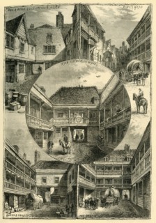 'Old Inns in Southwark', (c1878). Creator: Unknown.