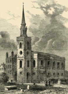 'Rotherhithe Church, 1750', (c1878). Creator: Unknown.