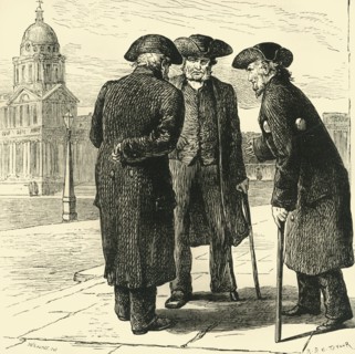 'Group of Greenwich Pensioners', (c1878). Creator: Unknown.