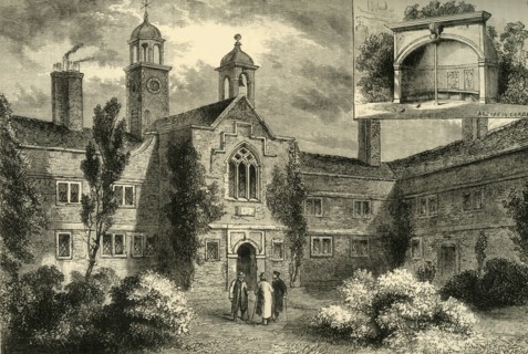 'The Fishmongers' Almshouses in 1850', (c1878). Creator: Unknown.