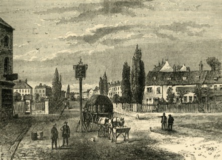 'Kennington, from the Green, 1780', (c1878). Creator: Unknown.