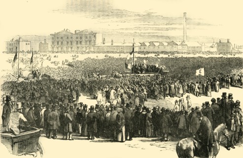 'The Chartist Meeting on Kennington Common, 1848', (c1878). Creator: Unknown.