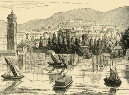 'The South Side of the Thames, Taken from Adelphi Terrace', 1770, (c1878). Creator: Unknown.