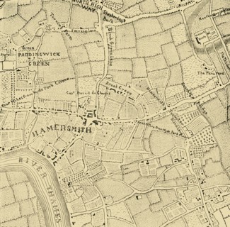 'Hammersmith in 1746', (c1878). Creator: Unknown.