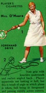 'Mrs. O'Meara - Forehand Drive', c1935. Creator: Unknown.