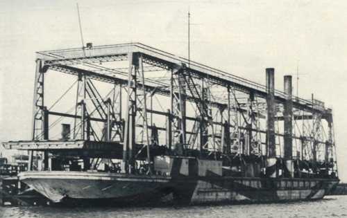 'A Floating Railway', 1922. Creator: Unknown.