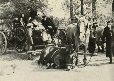 'Belgian Refugees on the Road', 1939-1940, (1941). Creator: Unknown.