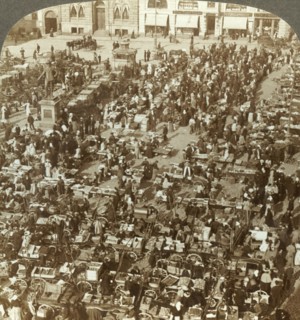 'Christiania's largest market, Norway', c1905. Creator: Unknown.