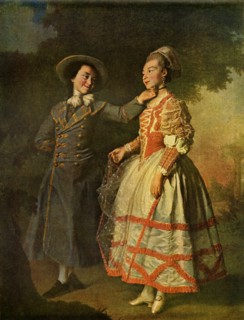 'Khovanskaya and Khrushcheva', 1773, (1939). Creator: Dmitry Levitsky.