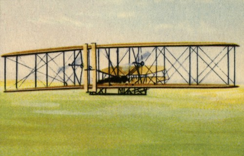 Wright brothers' glider, c1900, (1932). Creator: Unknown.