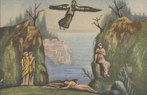 The legend of Icarus, 1932. Creator: Unknown.