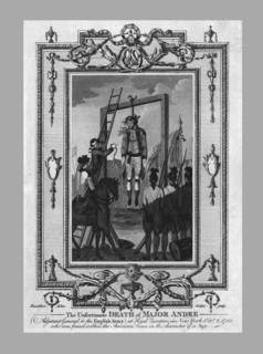 'The Unfortunate Death of Major Andre', 1780, (1790?). Creator: John Goldar.