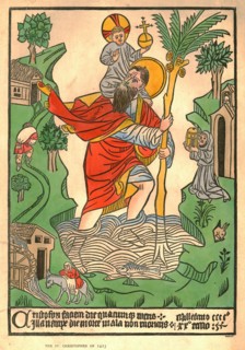 'The St. Christopher of 1423'. Creator: Unknown.