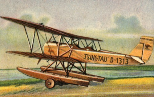 Heinkel HD 24 W Tsingtau seaplane, 1920s, (1932). Creator: Unknown.